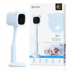 EZVIZ - Cámara Vigilabebés WiFi 1080P Con Detección De Llanto, Audio Y Batería Integrada con IA