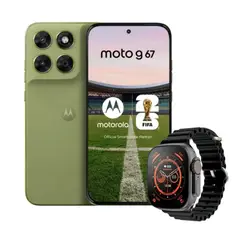 MOTOROLA - Celular G67 5G 256GB 8Gb Ram Verde + Smartwatch