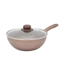 UNIVERSAL - Wok Ambar + tapa de vidrio