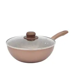 UNIVERSAL - Wok Ambar + tapa de vidrio
