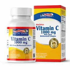 HEALTHY AMERICA - Vitamina C 1000 Mg Bioflavonoides 100 Cápsulas