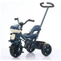 KIDSHOP - Triciclo Infantil Dinosaurio Con Música Y Cesta TR-066-AZ