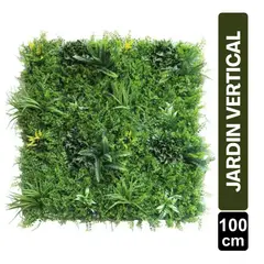 GIO HOME - JARDIN VERTICAL VERDE HELECHO DENSO 100x100cm