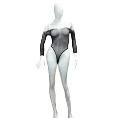 GENERICO - Body Malla Erótica Lencería Femenina Prenda Babydoll Sexy