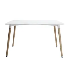 AKIVOY - Mesa de Comedor Eames Rectangular color Blanco