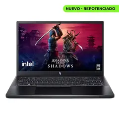 ACER - Laptop Gamer Nitro V 15 - Intel Core i5-13420H - 16GB RAM - SSD 512GB - RTX 4050 6GB - Negro