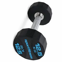 SPORT - Mancuerna Encauchetada de Gimnasio 12.5 kilos Apexgrif Sportfitness