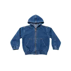 BIGBOYS - Chaqueta Jean Capota Bomber Azul Niño
