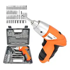HOME - DESTORNILLADOR ELECTRICO RECARGABLE 45 PIEZAS