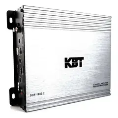 KBT - Amplificador 2 Canales Solider Sdr-1800.2 1800w Clase Ab Plateado