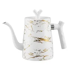 GENERICO - Tetera Hervidor Cuello Cisne Acero Inox 1.5l Diseño Mármol