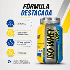 HEALTHY SPORTS - Iso Whey 100% Protein Isolate Hidrolizada 952g