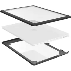 GENERAL - Funda STM Dux para Surface Laptop 7ª Edición 13.8 Panel Transparente Antideslizante Negra