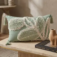 HOMETEX - COJÍN RIÑONERA ROCIO VERDE