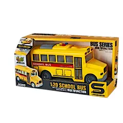 GENERICO - Bus Escolar Transporte Juguete para Niños Luces Sonidos