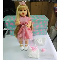 GENERICO - Muñeca realista con sonido 55cm juguete niñas