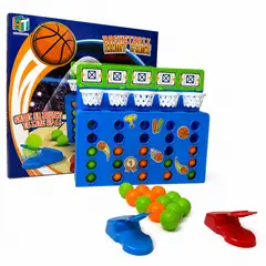 GENERICO - Juego de Mesa de Baloncesto Basketball con catapulta