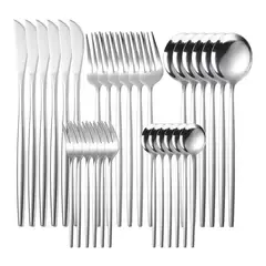 GENERICO - SET DE CUBIERTOS X30 PIEZAS PARA COCINA