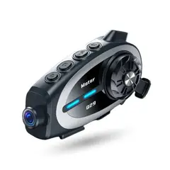 INNOVA - Intercomunicador Para Moto Q29 Con Cámara Full Hd 1080p Grabación Gran Angular