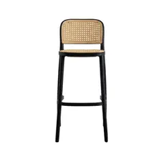 MUEBLESYA - SILLA BARRA NOBSA NEGRA ALTA