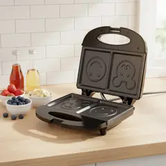 SOKANY - Sanduchera eléctrica Genérica Nuevo color negro