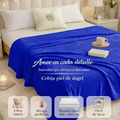 GENERICO - Cobija Manta frazada termica tamaño 200 x 190 cm Ultra Suave Liviana y Elegante