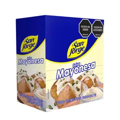 SAN JORGE - Salsa Mayonesa 12 Sobres x 80 Gr C/U