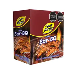SAN JORGE - Salsa BBQ x 12 Sobres x 80g