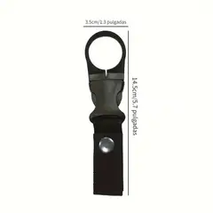 GENERICO - Llavero Clip Militar Tactico Para Cargar Botellas Camping BOY SCOUT