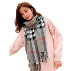 VITTORIA - Bufanda Chal Pashmina Cuadros Caballero Dama Unisex