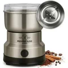 GENERICO - Molino Cafe Electrico Potente Especias Acero Inoxidable 400w