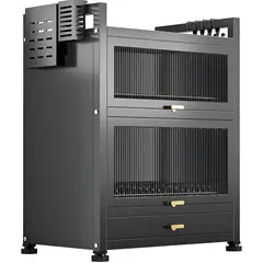 GENERICO - Platero Escurridor Platos Gabinete Cajon Color Negro