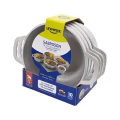 UNIVERSAL - SET CALDEROS 14 CM SIN TAPA
