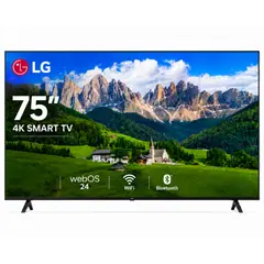 LG - Televisor 75 Pulgadas Smart TV 4K Negro 75AU801