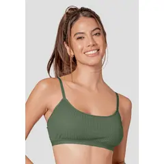 FORMAS INTIMAS - Top Mujer Verde Pino Fi 114754