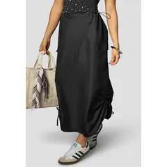MARKETING PERSONAL - Falda Larga Mujer Negro Mp 114828