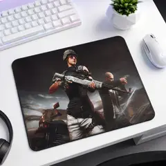 GENERICO - Pad Mouse Gamer PUBG Personaje Femenino Battle Royale 30x25 cm