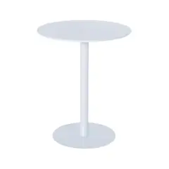 MUEBLESYA - MESA METALICA REDONDA PALERMO NEGRA
