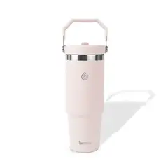 GENERICO - Termo Botella Termica Acero Inoxidable Pitillo 830 Ml Termox Rosa Claro