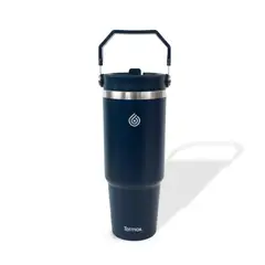 GENERICO - Termo Botella Termica Acero Inoxidable Pitillo 830 Ml Termox Azul