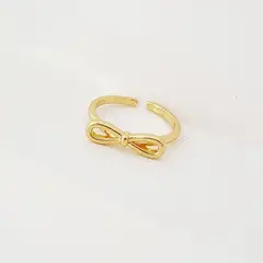RAVEL - ANILLO AJUSTABLE NUDO DORADO