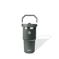 GENERICO - Termo Botella Termica Acero Inoxidable Pitillo 630 Ml Termox Gris