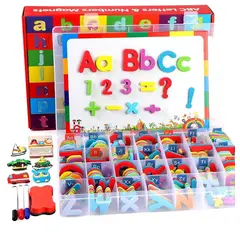 SWISSHOME - JUEGO DE LETRAS MAGNETICO PARA NIÑOS Y NIÑAS +3 AÑOS.