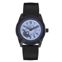YESS - Reloj Negro Con Tablero Color Lila Para Caballero - Y23052-05