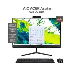 ACER - TODO EN UNO ASPIRE C24 -2G-LR14 RYZEN 7 5825U - 8GB RAM - 512GBSSD - 24" FHD - AIO