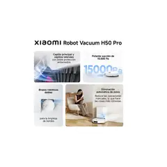 XIAOMI - Aspiradora Robot H50 Pro 15.000 Pa Blanco