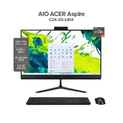 ACER - TODO EN UNO ASPIRE C24 -2G-LR14 RYZEN 7 5825U - 32GB RAM - 512GB SSD - 24" FHD - AIO