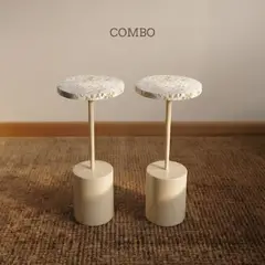 THE LOOP CONCEPT - Combo x 2 - Mesa Auxiliar Talo Almendra