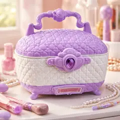 GENERICO - Maquillaje de juguete baul cofre Real Para Niña Lavable Tocador