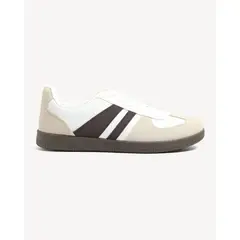 SEVEN SEVEN - Tenis Retro De Contrastes Para Mujer Beige